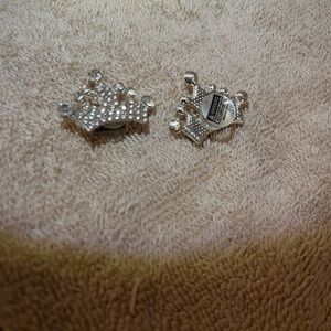 Silver Crown for Crocs